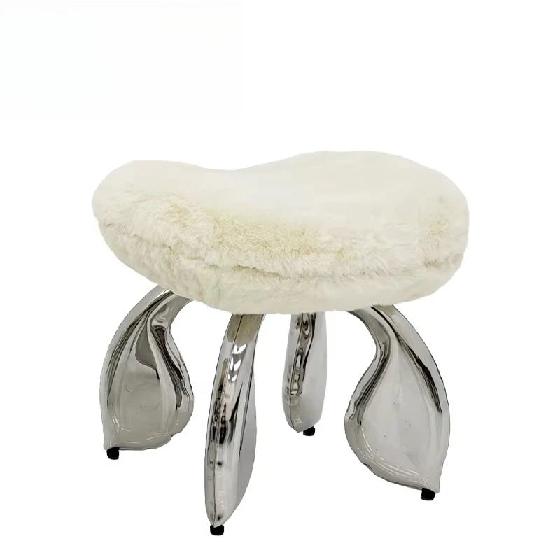 

Cloud stool petal legs curved living room dressing room multi-interior decoration options