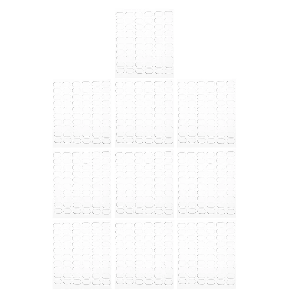 

600pcs Transparent Double-Sided Adhesive Tabs Clear For Hanging Posters Crafts Decorations Removable Glue Points