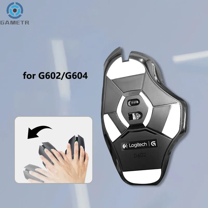 Juego de pegatinas antideslizantes para ratón, recambio de patines para Logitech G602/G604, Gaming Mouse para e-sports Gamer, 1 Juego