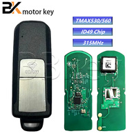 BB Motor Key aftermarket 315MHz ID 49 Remote Motorcycle Key Fob For YAMAHA TMAX T-MAX 530 560 TMAX530 TMAX560 2017-2023