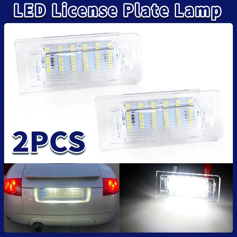 

2 шт. светодиодные фонари номерного знака для Audi TT MK1 8N Coupe 8N3 Cabrio 8N9 Roadster 1998-2006 OEM # :8N0943021A Автомобильные аксессуары