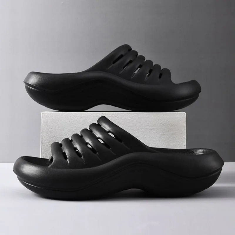 Men's Comfortable Slippers All Season Indoor Home Non-Slip Soft Bottom Casual Sandals Summer Beach Shower Slides Wear Resistant