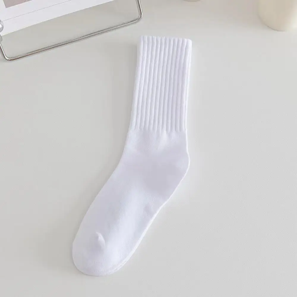 

Sweet Personality Casual Socks Sports Socks Solid Color Female Cotton Hosiery Women Socks Tube Socks Striped Socks