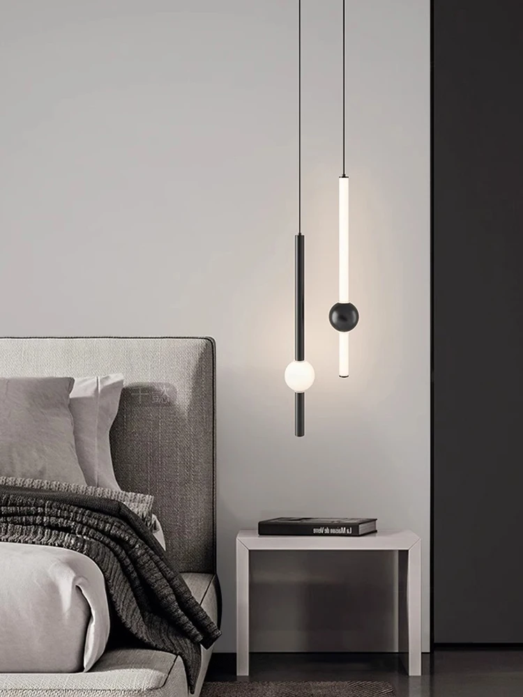1 szt. Nowoczesna lampa LED do wystroju wnętrz, lampka nocna do sypialni, lampa wisząca, żyrandol LED, oświetlenie wewnętrzne. — 2