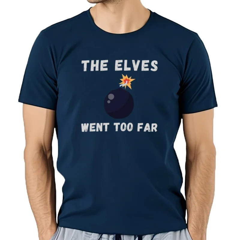Camiseta de The Elves Went Too Far 2-Explosion-jaja-original de boo-da-chay, ropa de talla grande, ropa de lujo para hombres