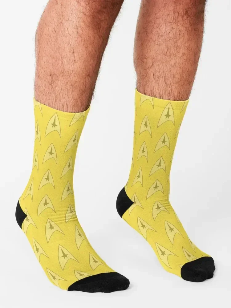 Command Yellow Socken Gym Fußball Herrensocken Luxusmarke Damen