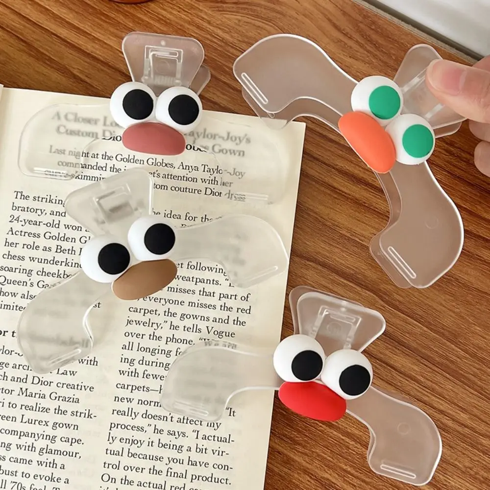 Reading Tool Transparent Page Marker Clip Pagination Mark Multifunctional Piano Sheet Music Folder Convenient Book Markers