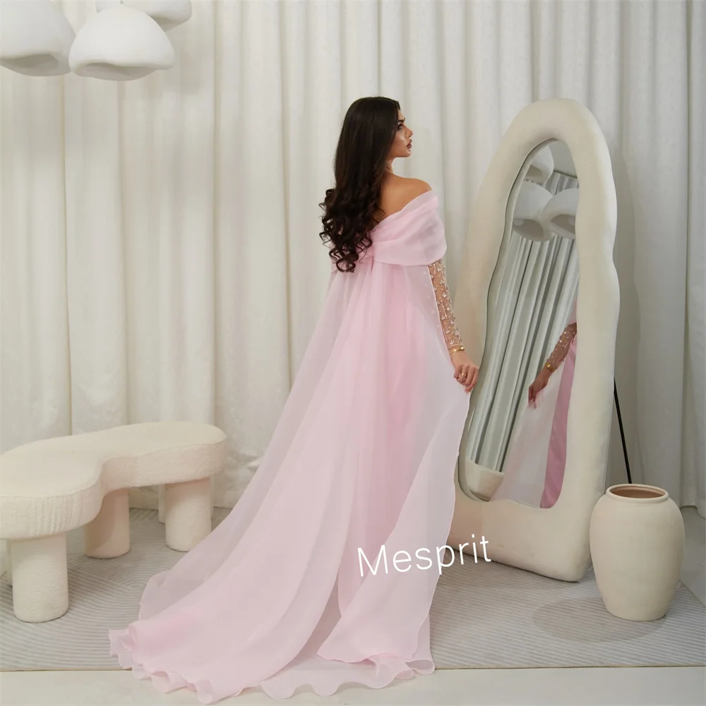 Customized Unisex Jersey Pleat Column Off-the-shoulder Long Dresses Bespoke Occasion Dresses Modern Style