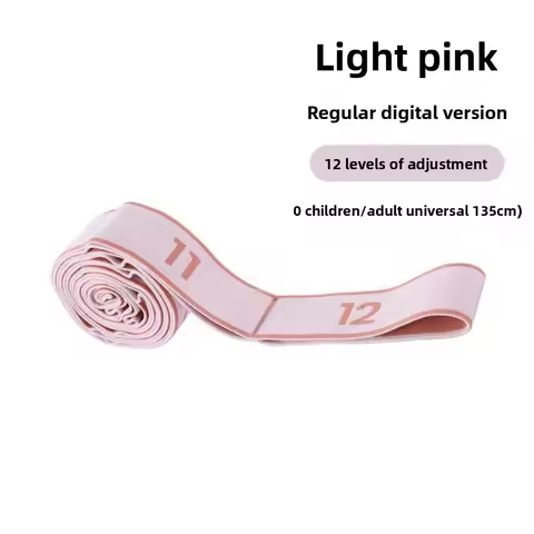 8/10/12 Grid Yoga Stretch Band Flexible Adjustable Digital Resistance Band Multi-stage Stretching Training Belt