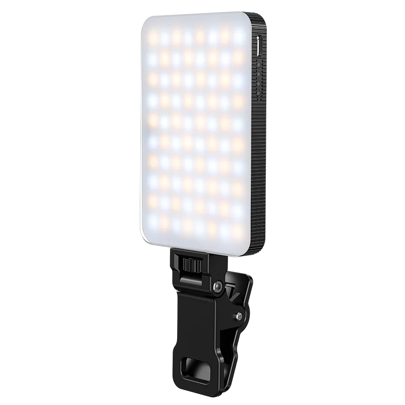3 Light Mode 88 Light Emitting Diode High Power Charging Clip Fill Conference Light Wit Mobile Phone Front and Back Clip