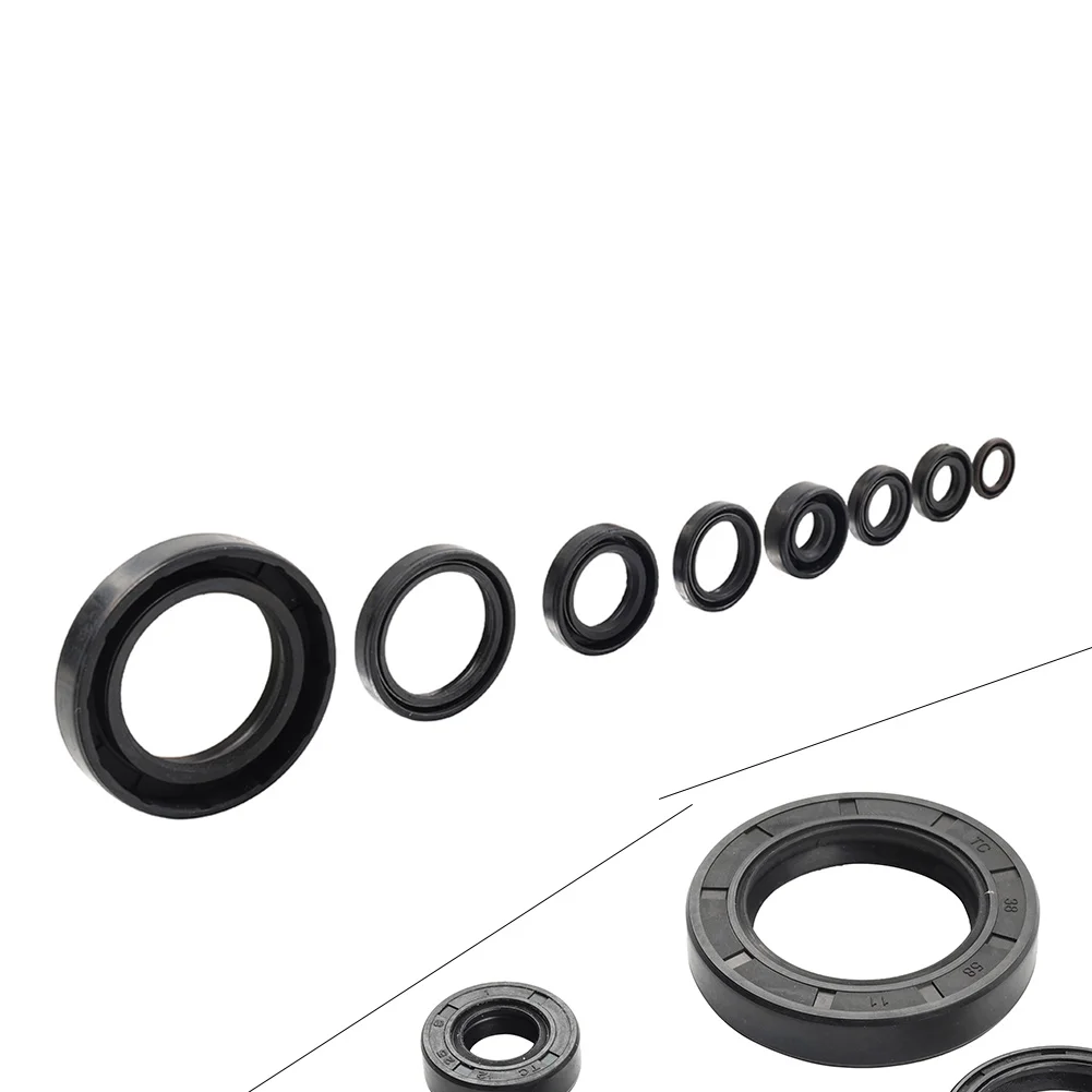 8pcs Motor Rubber Engine Oil Seal Kit Set For Honda CR250R 1988/1989-1991 CR500R 1989-2001