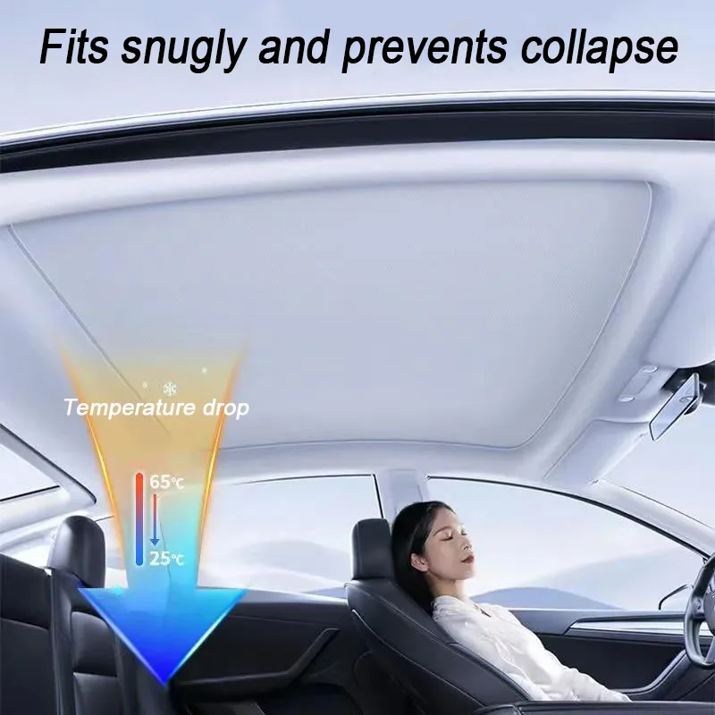 

For Porsche Taycan Accessories Type 9J1 2019 2020 2021 2022 2023 2024 Car Skylight Sun Shade Covers Electrostatic Static Sunroof