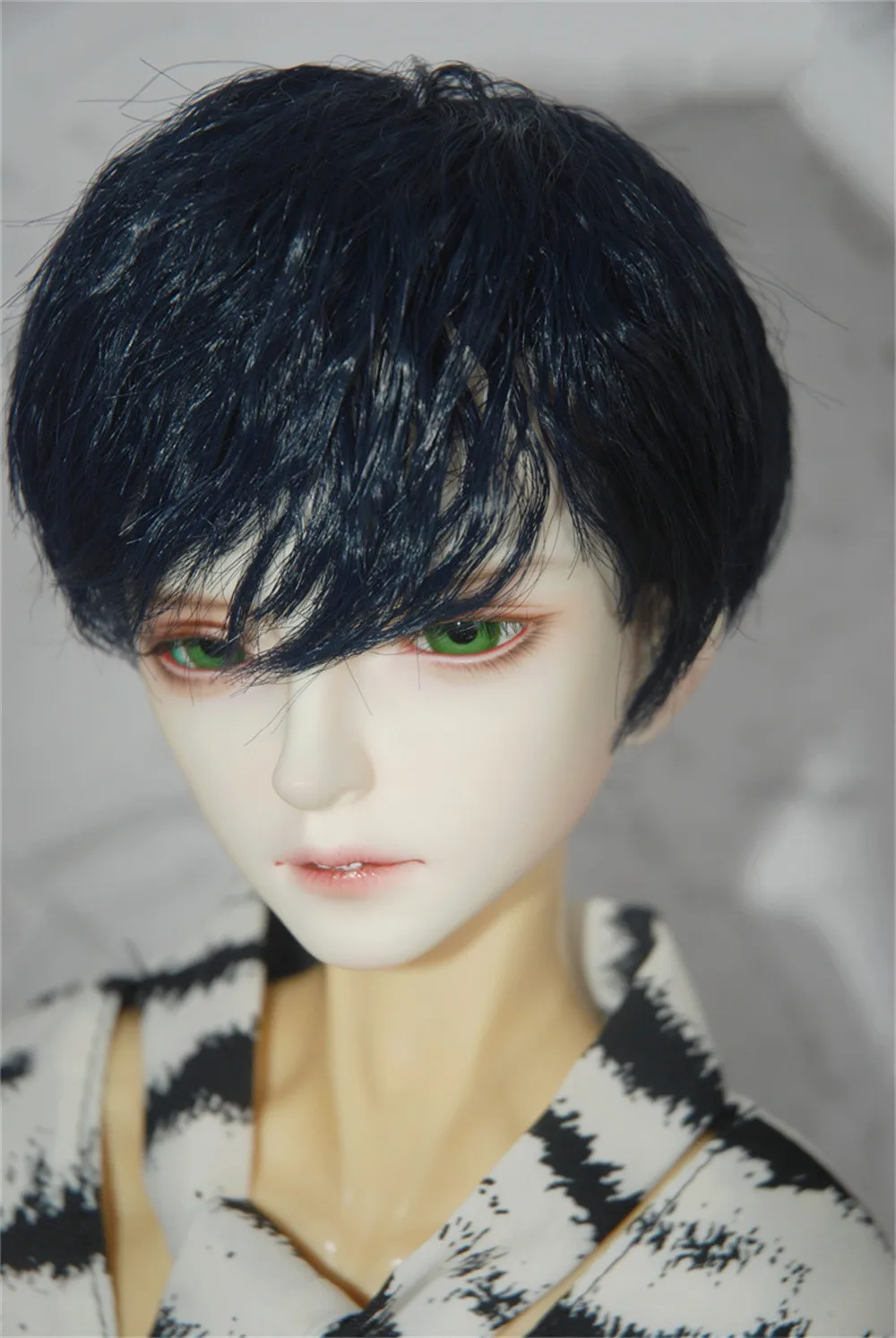 BJD doll wig is suitable for 1/3 1/4 size Blythes fashion new chicken nest small roll bangs false hair high temperature silk men