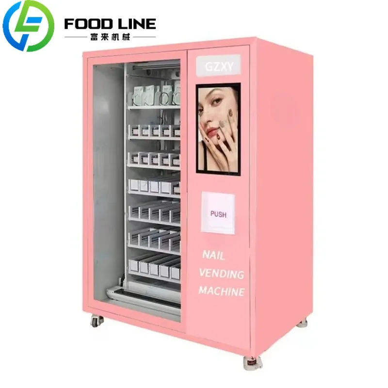 Automatic Cosmetics Vending Machine Interactive LED Display Self Service Makeup Dispenser for Beauty Products Customized