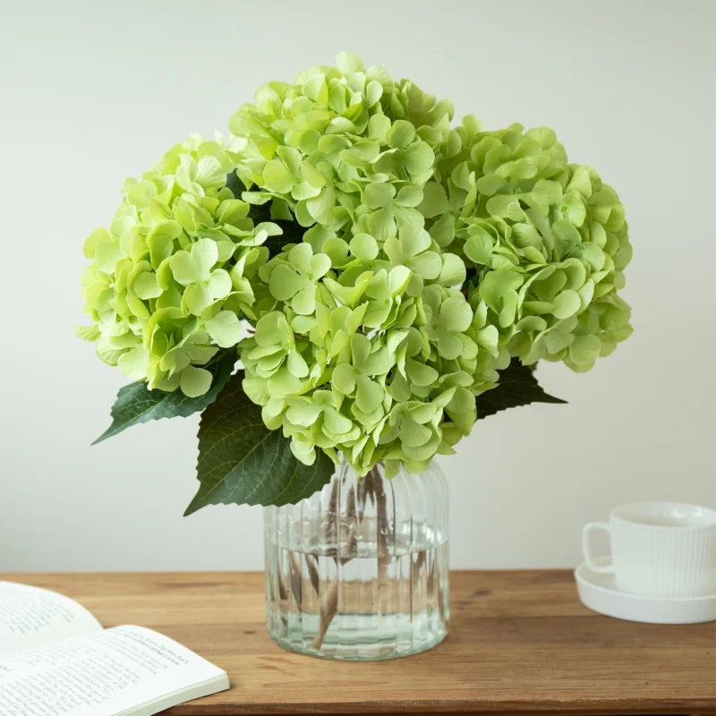 1/2Pcs Hydrangea Artificial Flowers Bouquet 41CM Silk Fake Flowers for Home Room Decor Garden Wedding Decoration Vase Ornament