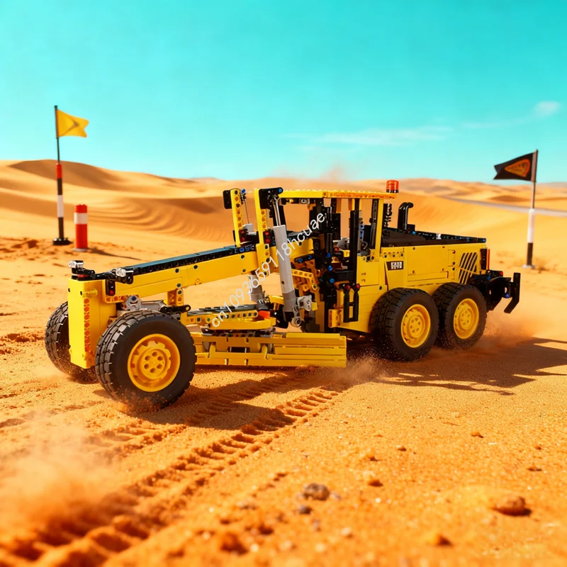 

1914 шт. MOC Volvoeed Грейдер, техническая модель, строительные блоки, строительная сборка, креативные рождественские подарки, идея, игрушка, образование