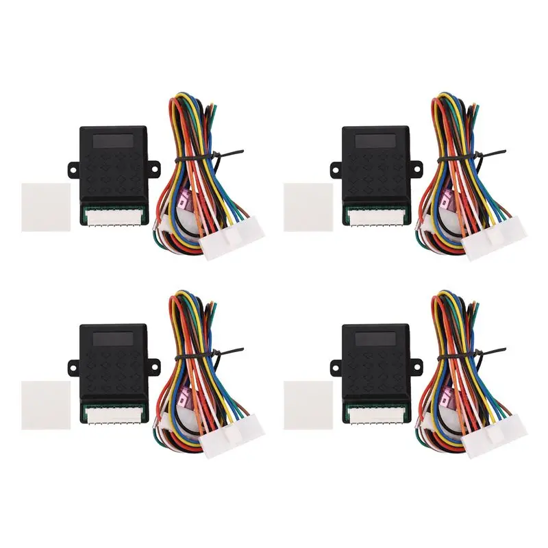 Durable 4X Universal Auto Fold/Unfold Side Rear View Mirror Folding Closer System Modules For All Car