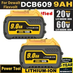 Originele Voor DEWALT Batterij 20 V Voor Flexvolt 20 V/60 V MAX Vervangende Li-Ion Batterij DCB609 DCB547-XJ DCB200 Power Tool Batterijen