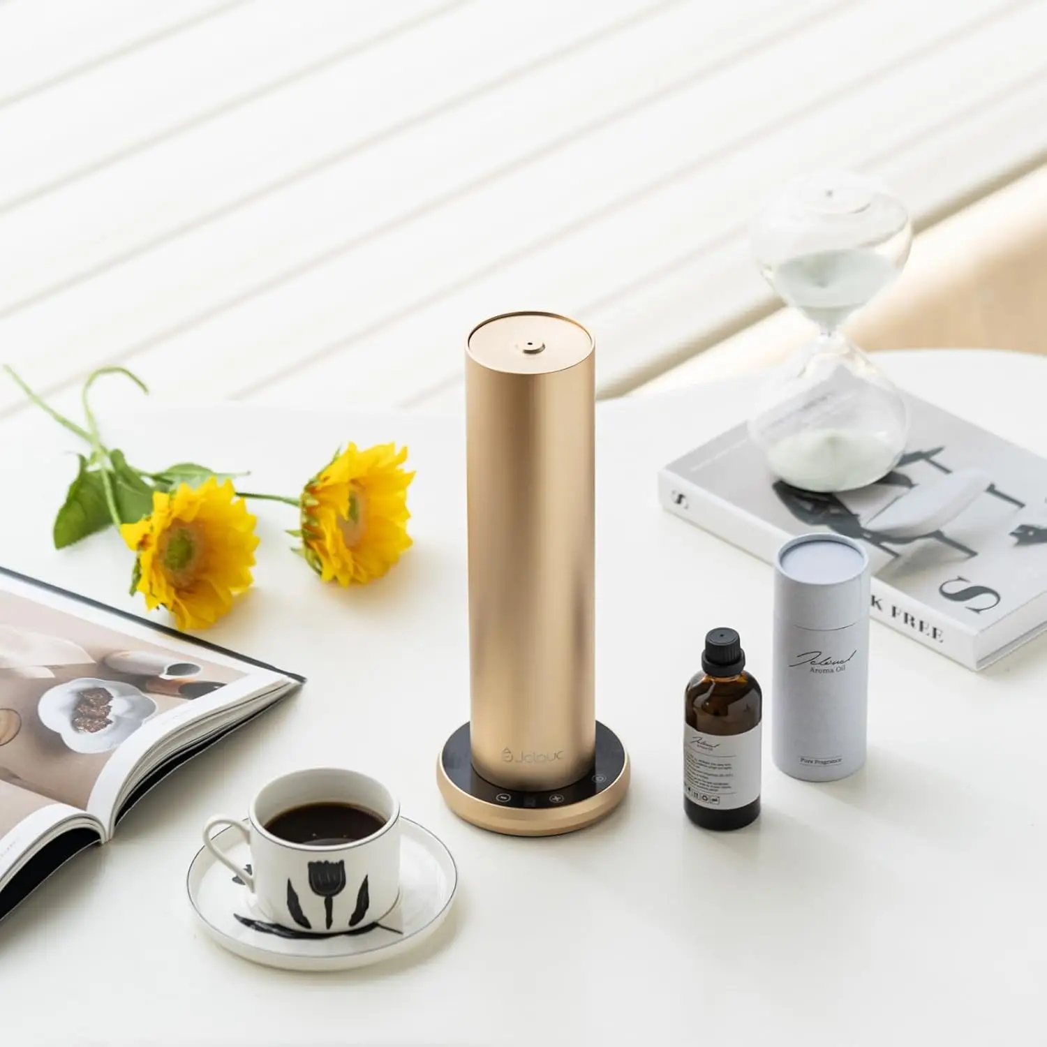 Smart Scent Air Machine for Home, Bluetooth Waterless Essential Oil Diffuser for Oils, Cold Air Technology Aromatherapy