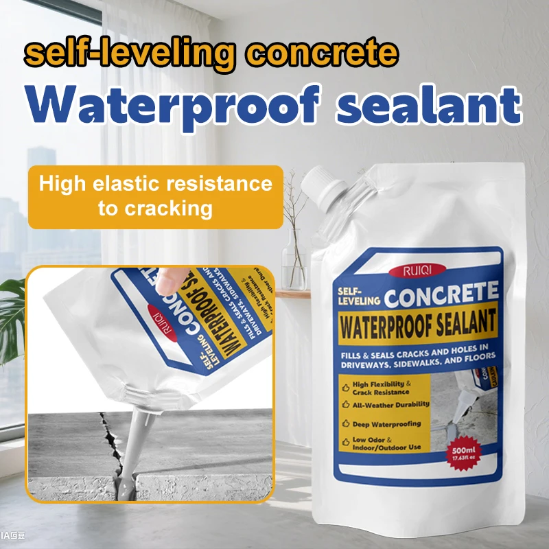 

500g Cement Crack Repair Sealant Glue Roof Wall Floor Leak Filling Sealing Waterproofing Materials Repair Caulk Adhesive