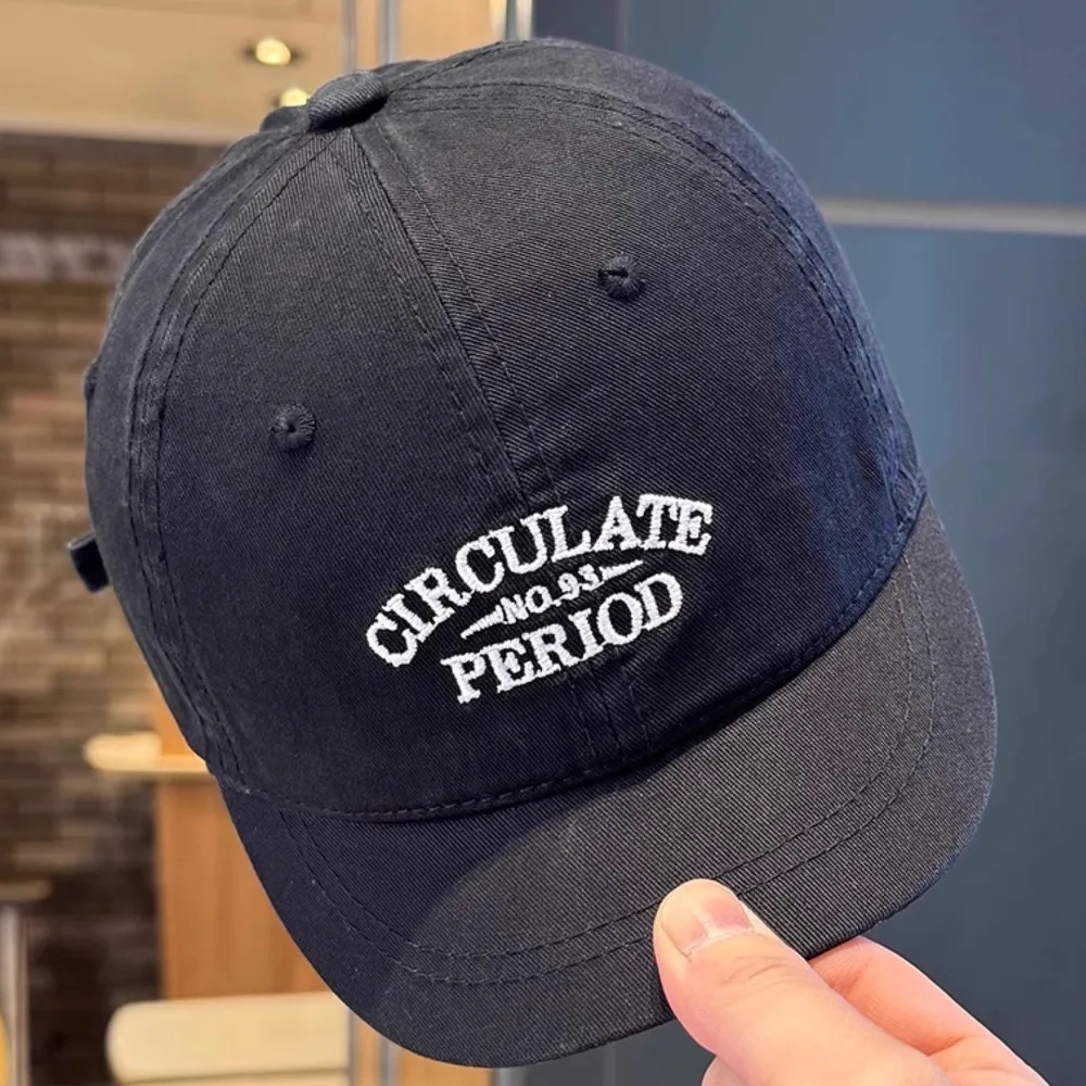 

Polyester Sports Baseball Cap Letters Soft Vintage Duck Tongue Cap Anti-UV Adjustable Outdoor Letters Baseball Hat