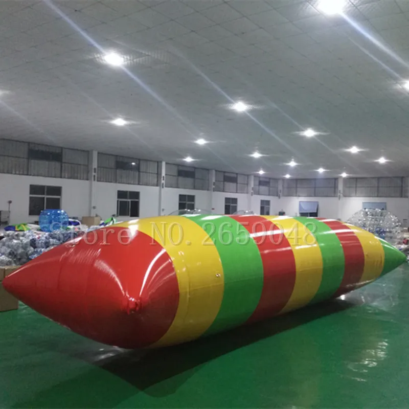 Frete grátis 9x3m inflável água blob salto brinquedos de água blob saco de salto inflável aqua trampolim com uma bomba