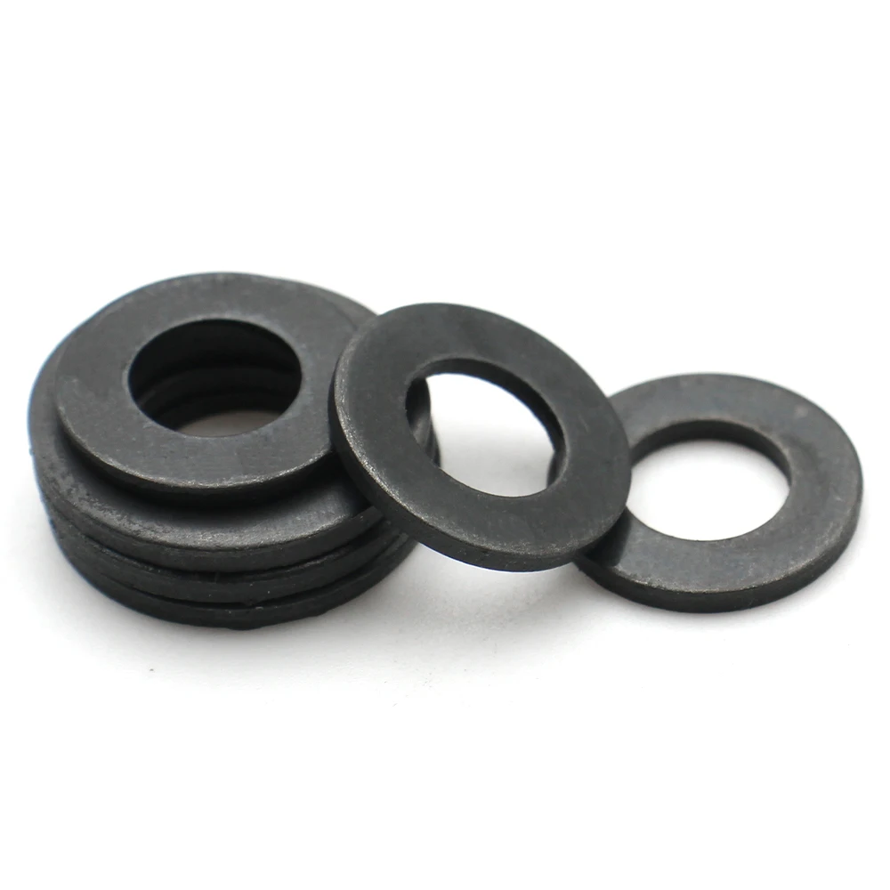 M2 M2.5 M3 M4 M5 M6 M8 M10 M12 M14 M16 M18 M20 M22 M24 M27 M30 Black 304 Stainless Steel GB97 Circular Plain Gasket Flat Washer