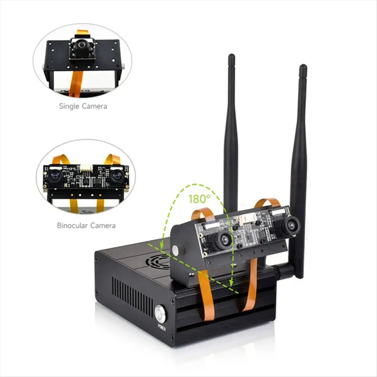 

[ABDH] Алюминиевый корпус для Jetson Orin Nano NX, портативные подставки для камер, металлический корпус для отладочных плат