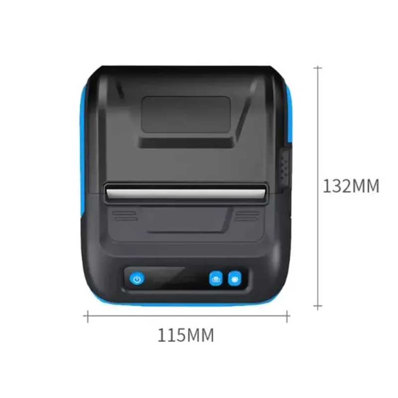 Superieure draagbare draagbare printer P29L Bluetooth thermische barcodeprinter voor 80 mm thermische bonnen
