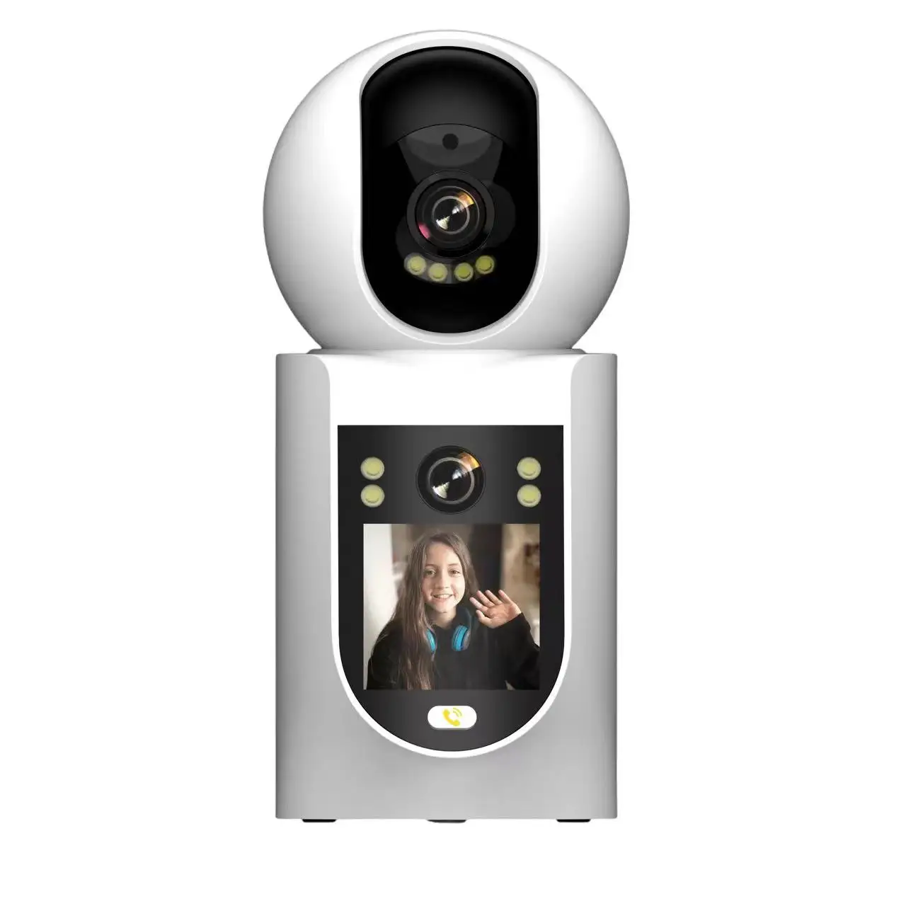 

4MP Yoosee APP Dual Lens One Call Video Phone PTZ IP Dome Camera AI Humanoid Detection Home Security CCTV Baby Monitor