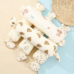 Baby baby candy pillow, cotton gauze pillow can be detached and washed, anti-side deviation bump bed, baby sleep artifact