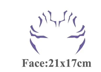 2025 HOE 4 قطعة KPop رومي كانغ تأثيري الدعامة الوشم ملصق رومي الوشم ملصق شيطان ملصق ل Hallowmas حفلة الكبار الدعائم