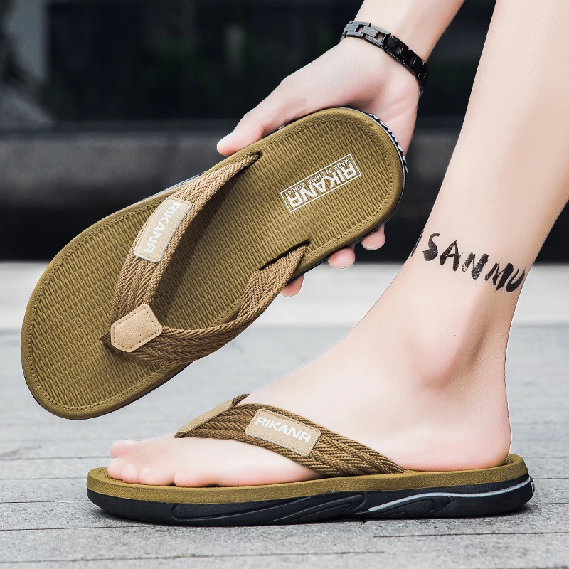 عالية الجودة الرجال الوجه يتخبط أحذية الشاطئ عادية حجم كبير الرجال الصنادل الصيف الترفيه المضادة للانزلاق الترفيه المضادة للانزلاق أحذية الشاطئ