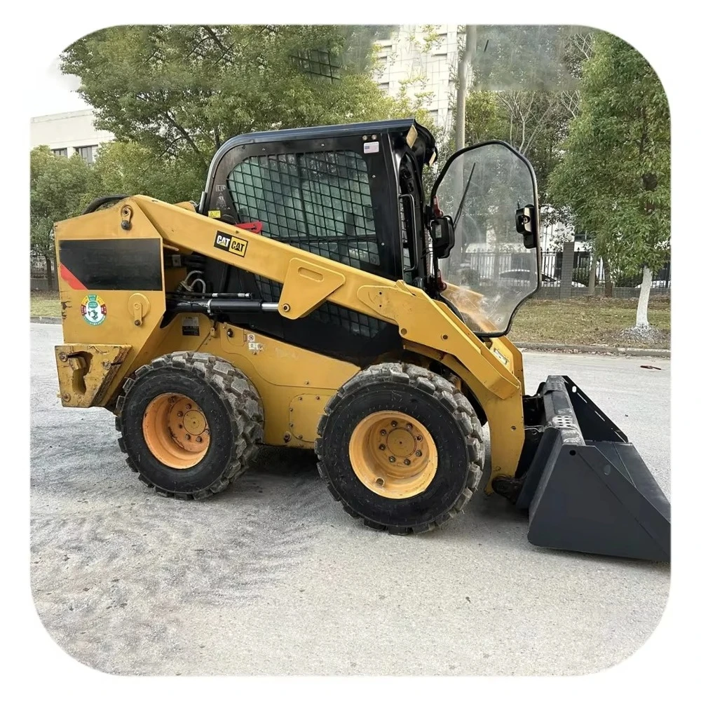 Small Mini Skid Steer Loader Compact Diesel Construction Loader with Various Attachments for Farm Landscaping Work