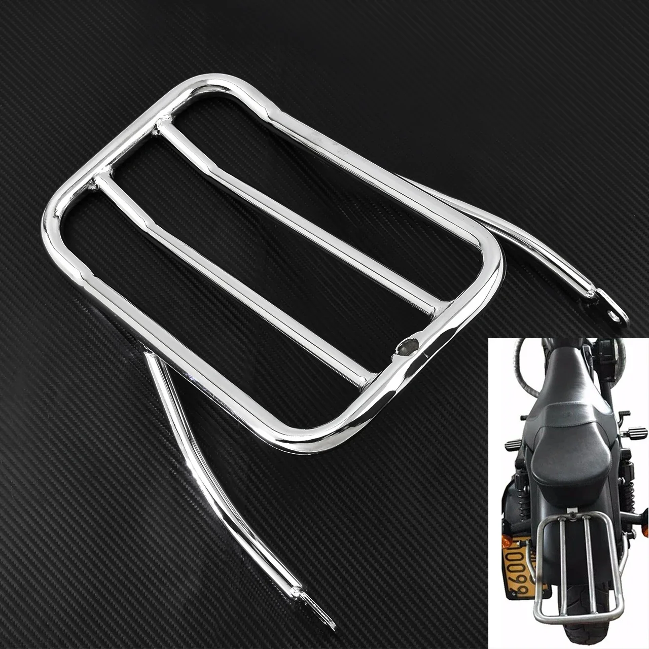 Motorcycle Fender Luggage Rack Rear Support Shelf Frame Solo Seat Backrest For Harley Sportster Iron XL 883 1200 48 72 2009-Up