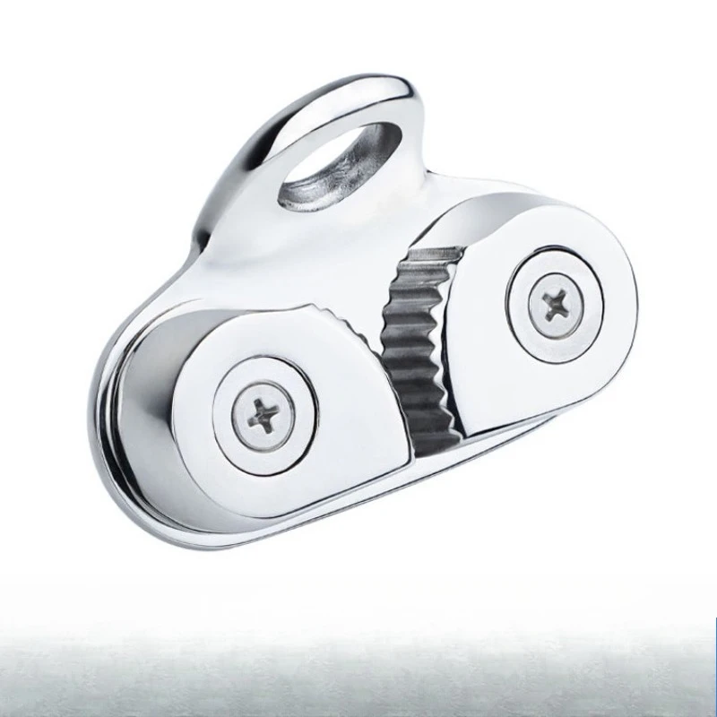 316 Stainless Steel Quick Rope Clamp Marine Accessories Guide Hole Chain Catcher Rope Catch Elastic Buffer