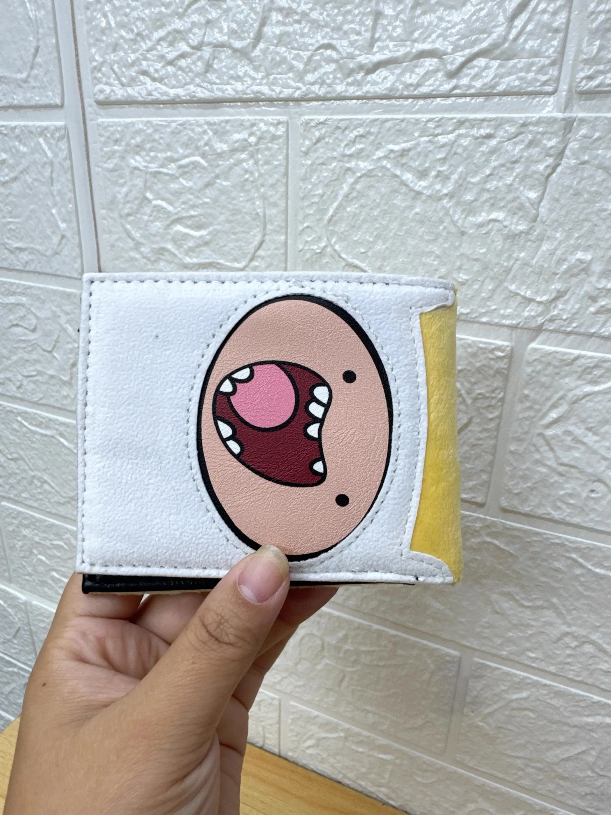 New Cute Adventure Time Finn and Jake Kids Children PU Short Fold Wallets Coin Purses Card Holder For Women