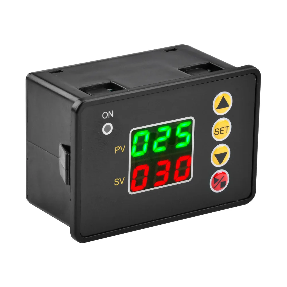 Led Controlador de Tempo Digital Temporizador de Contagem Regressiva Interruptor de Ligar Desligar Módulo de Relé Temporizador de Atraso com Buzzer 12v 24v 110v 220v T2310