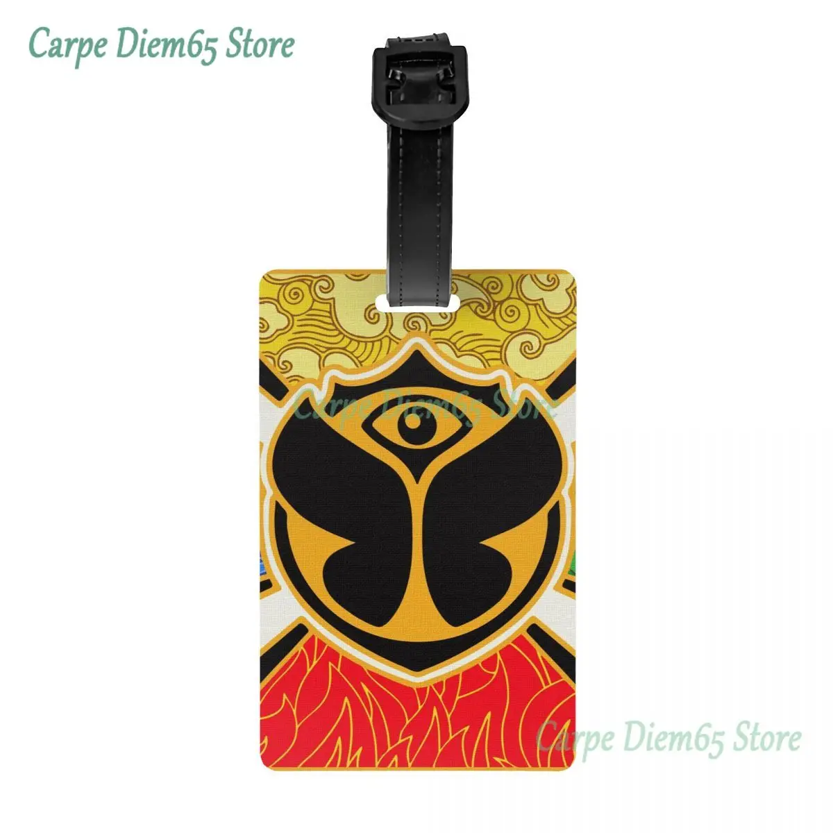 

Tomorrowland Flag Luggage Tag Travel Bag Suitcase Privacy Cover ID Label