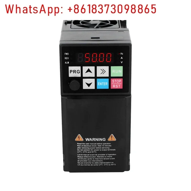 

VFD Economy Inverter 220V 380V 0.4KW 0.75KW 1.5KW 2.2KW Water Pump Motor Speed Control Adjustable Frequency Controller AC Drive