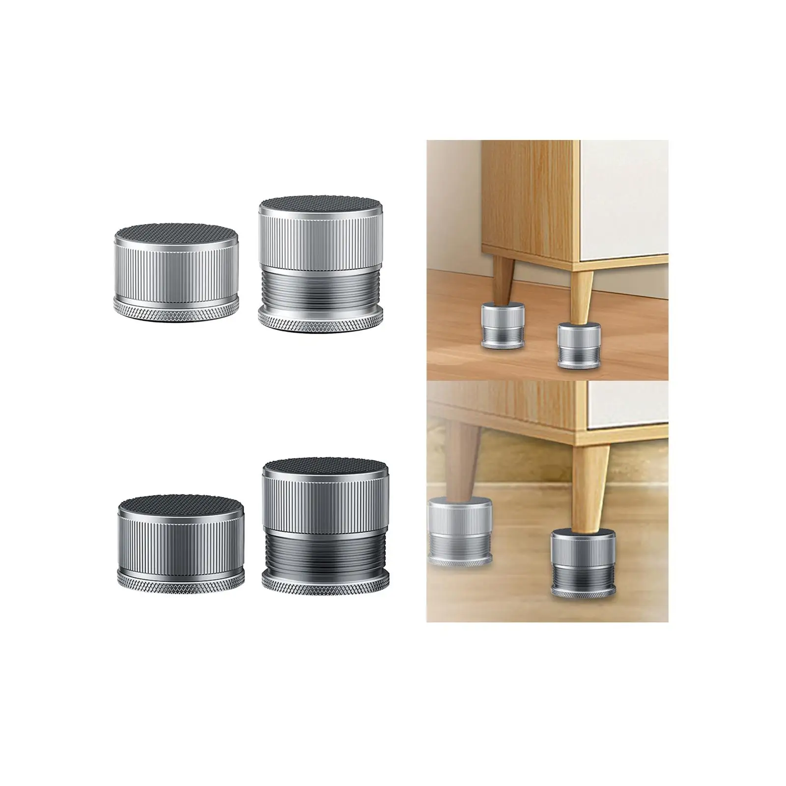 Podwyższenia do mebli, podkładki pod nogi pralki, 2 sztuki, wytrzymałe, antypoślizgowe podpórki do stołu, biurka, szafki, kanapy, do domu.