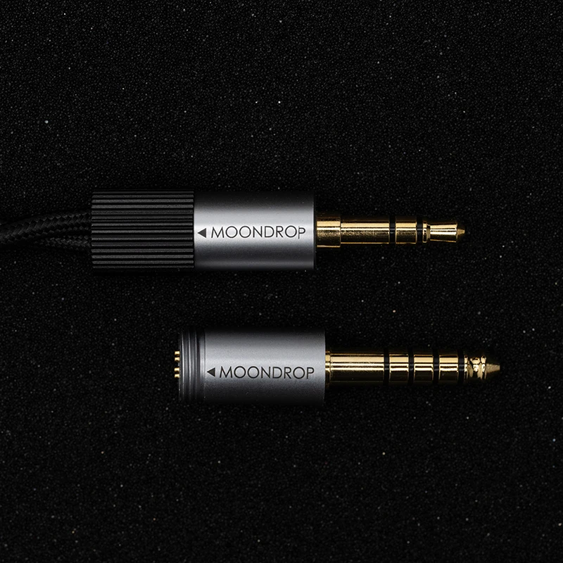 MOONDROP HORIZON سماعة رأس فوق الأذن 50 ملم سائق ديناميكي سماعات موسيقى سلكية 3.5 ملم 4.4 ملم توصيل