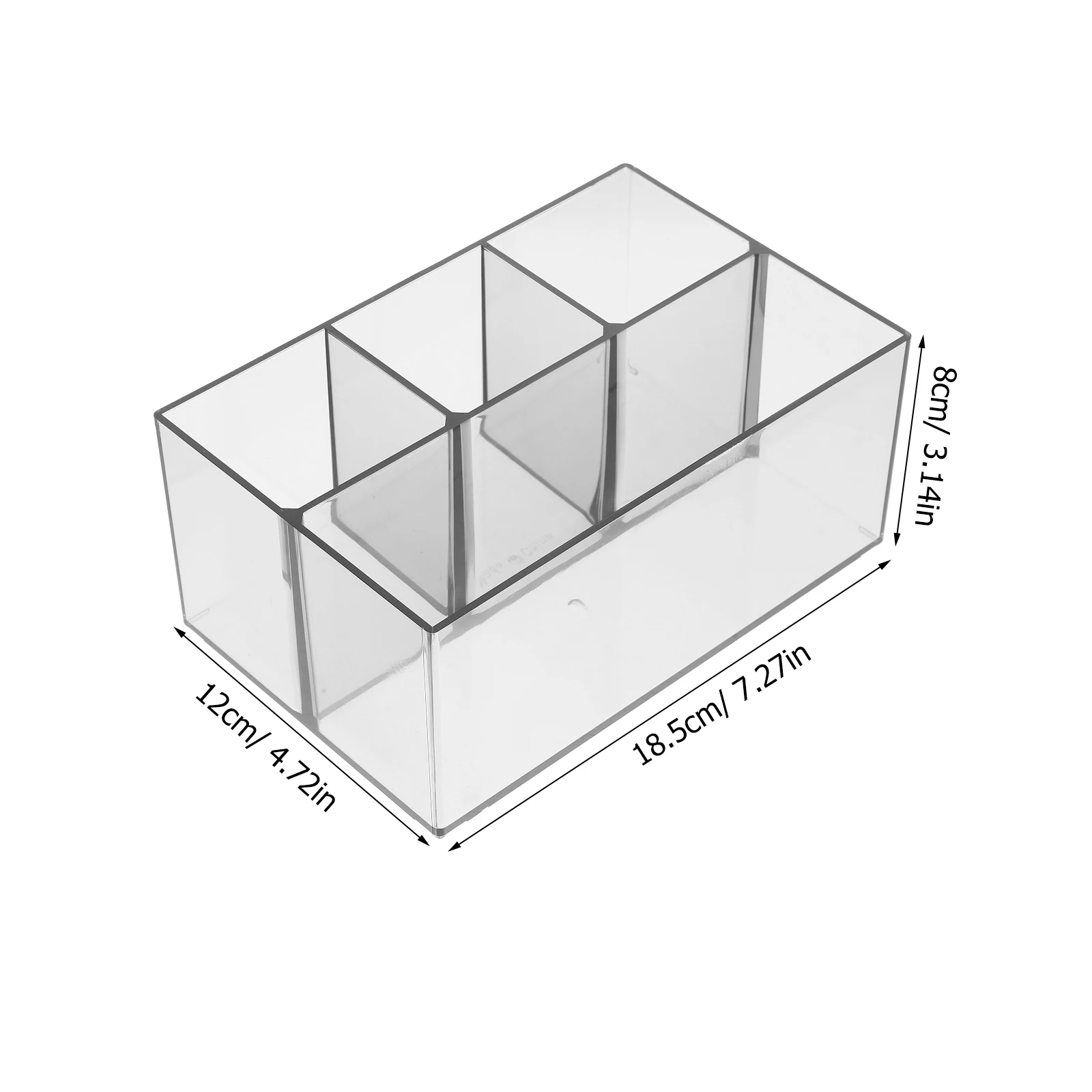 Desktop-Make-up-Pinselhalter, Organizer, 4-teiliger Acrylständer für Kosmetika, Augenbrauenstifte, Stifte, Beauty-Tool, Aufbewahrungslösung