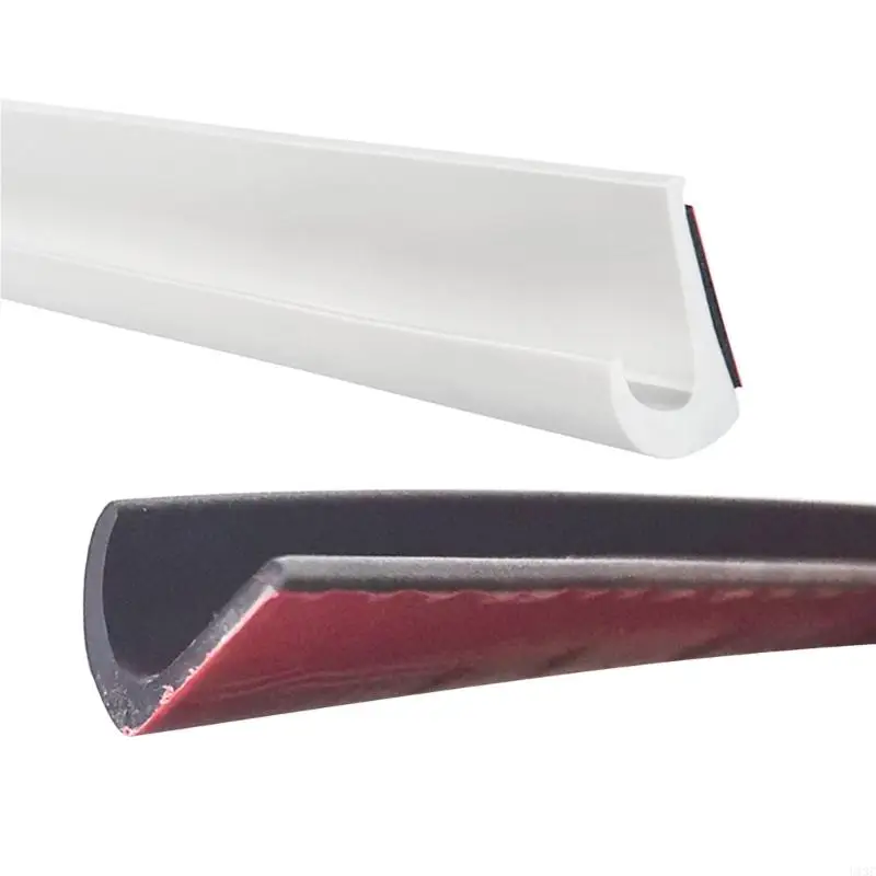 U13C Recreational Vehicle Roof Rainwater Guide PVC Structure Top Rain Gutter Simple Installs for Outdoor Camping Protections