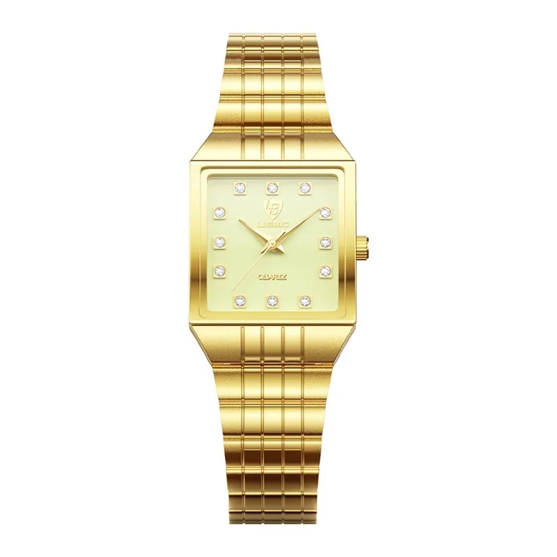 LIEBIG Fashion Gold Stainless Steel Watches women Luxury Clock Ladies Wristwatch Reloj Mujer Relogio Feminino Female Bracelet