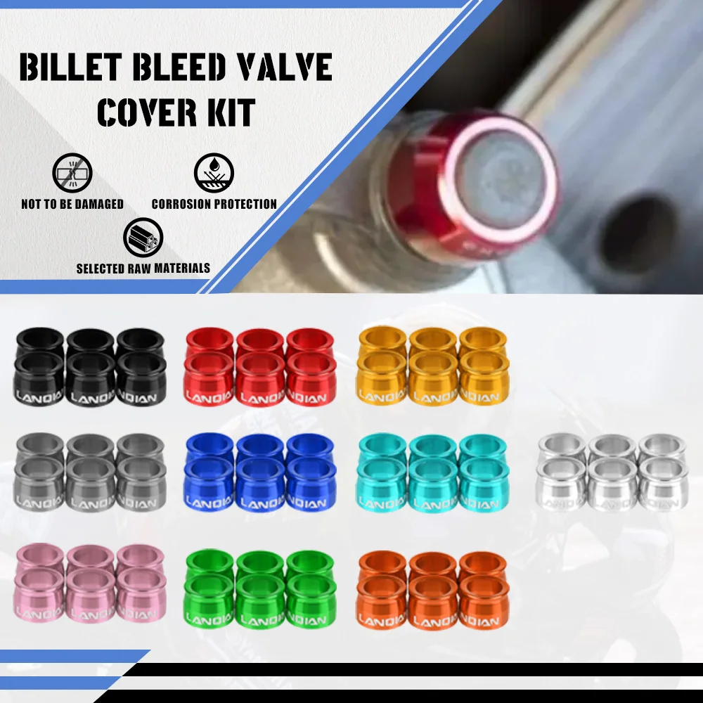 

S1000RR Universal Motorcycle CNC Accessories Billet Bleed Valve Cover Kit FOR BMW S1000 RR 2009-2014 2013 2012 2011 2010 6PCS