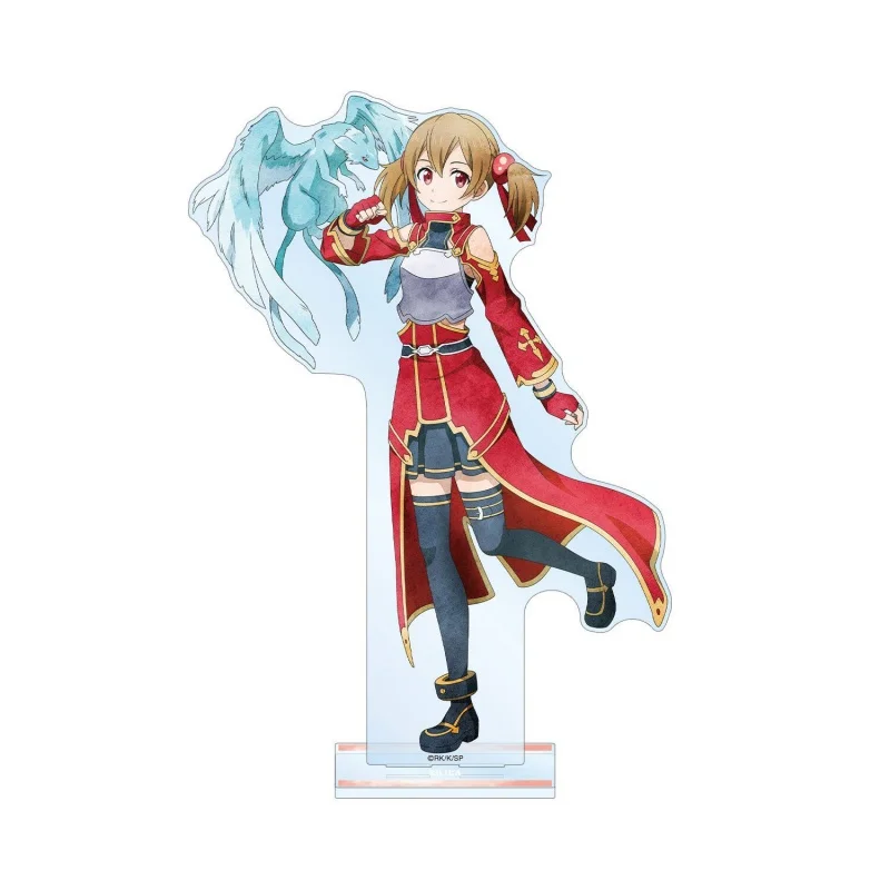 Sword Art Online Anime Kirito Asuna Yui Leafa Silica Lisbeth Klein Acrylic Figure Stand Christmas Keychain Toys 15cm view 5