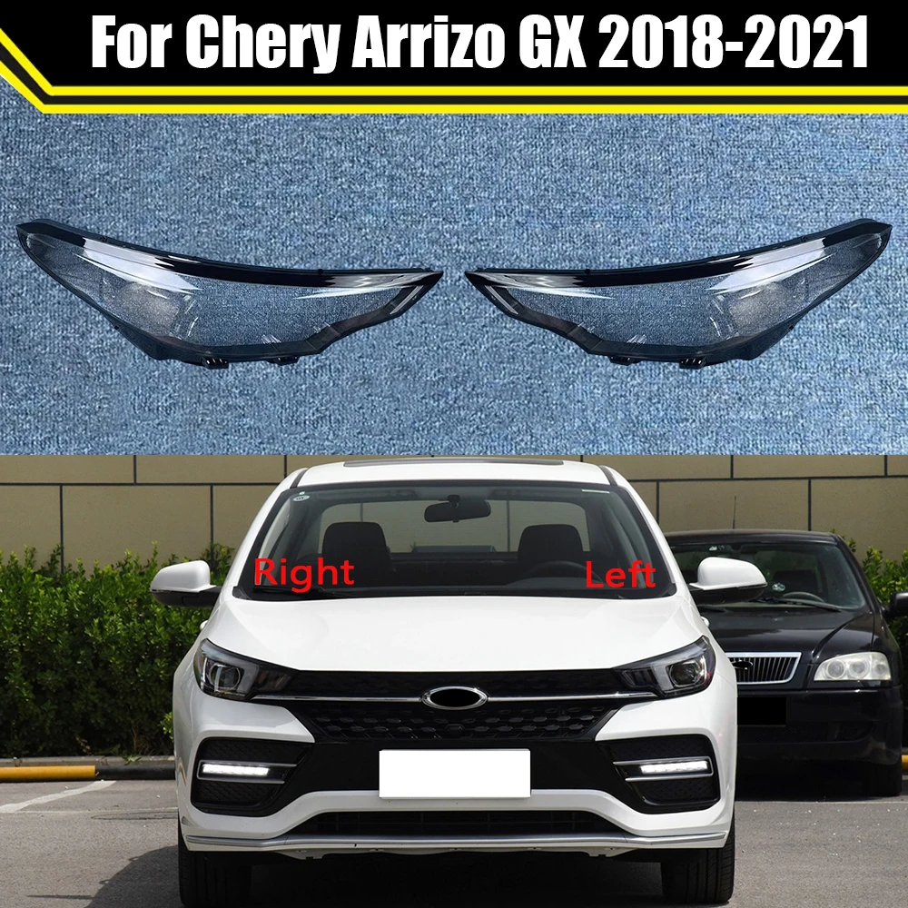 

Auto Head Lamp Light Case For Chery Arrizo GX 2018-2021 Car Headlight Lens Cover Lampshade Glass Lampcover Caps Headlamp Shell