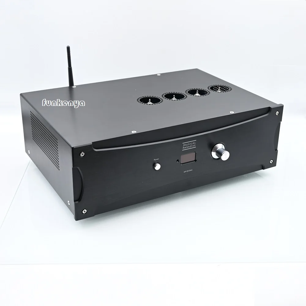 New Musical Paradise ES9068 ES9039 Hi-Res 6H1n Tube DAC Decoder USB Digital Player Remote Control
