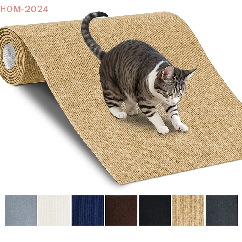Przycinany samoprzylepny dywan Koty Drapak Ściana Anti Cat Scratch Sofa Diy Cat Scratch Board Kanapa Meble DIY Protector